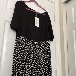 BloomChic Black and White Casual Jumpsuit